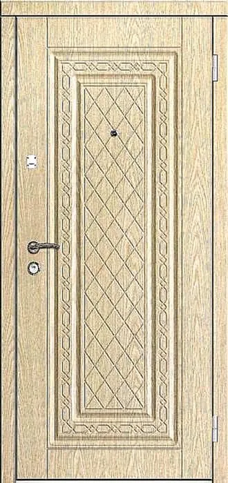 Входная дверь Delta-4 (МДФ Винорит / МДФ Шпон) - внешняя сторона