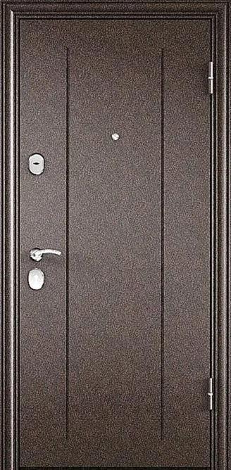 Входная дверь Titan-9 (Порошковое напыление / МДФ Филенчатый) - внешняя сторона